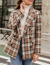 PRECIOSA BLAZER DE CUADROS